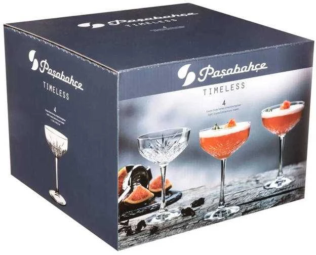 Secret De Gourmet Flat champagne glasses, 4 pieces, 250 ml
