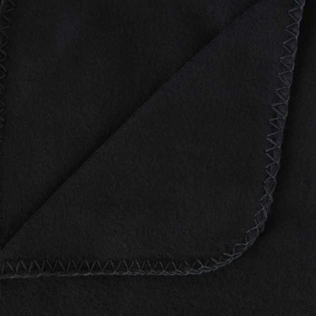 Atmosphera Fleece Minkšta juoda vilna antklodė, užvalkalas ant lovos, pledas ant lovos, pledas ant sofos, lovatiesė, antklodė, juoda antklodė, lovatiesė