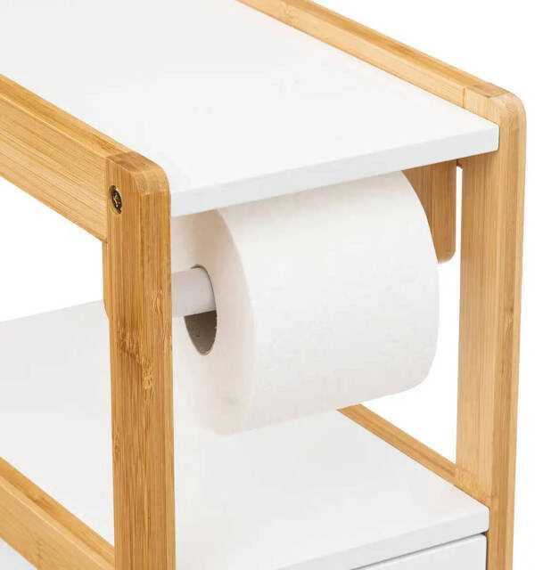 Frame NATUREO siaura tualetinio popieriaus spintelė, bambuko rėmas