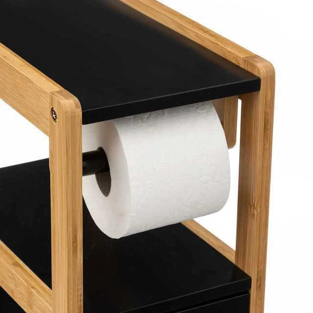 Frame NATUREO siaura tualetinio popieriaus spintelė, bambuko rėmas