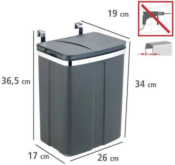 Wenko 54903100 12 l pilka