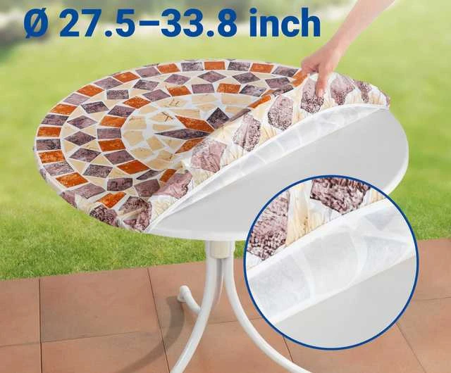Maximex Sodo staltiesė su guma apvaliam stalui, mozaika, Ø 70-86 cm