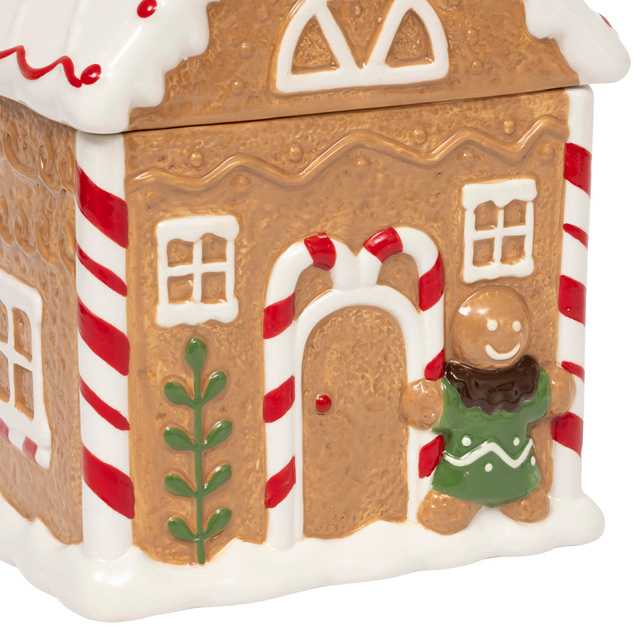 Atmosphera Gingerbread house-shaped cookie jar, 1.5 l