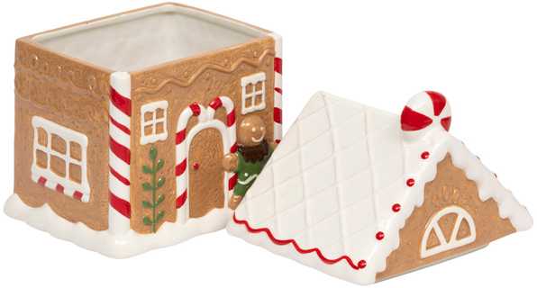 Atmosphera Gingerbread house-shaped cookie jar, 1.5 l