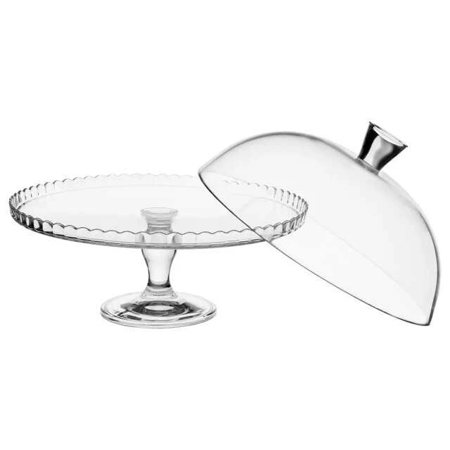 Secret de Gourmet stiklinė tortinė su dangčiu 32 cm