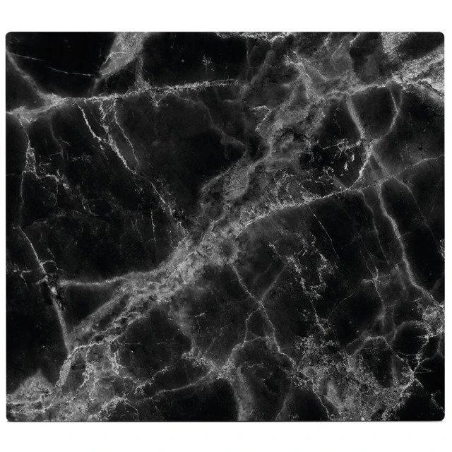 Stiklinė apsauginė plokštė MARBLE Juodas viryklei — didelė, ZELLER