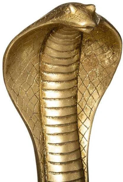Atmosphera Dekoratyvinė polirezino figūrėlė COBRA, auksinė, 36 cm