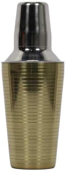 Dekoracja Domu Steel Nerūdijančio plieno gėrimų plaktuvas, auksinis, 500 ml