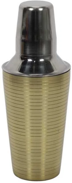 Dekoracja Domu Steel Nerūdijančio plieno gėrimų plaktuvas, auksinis, 500 ml
