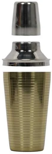 Dekoracja Domu Steel Nerūdijančio plieno gėrimų plaktuvas, auksinis, 500 ml