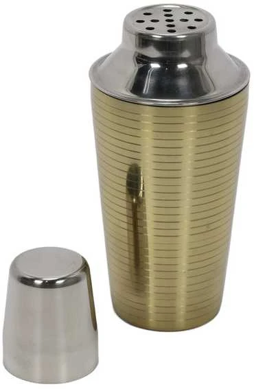 Dekoracja Domu Steel Nerūdijančio plieno gėrimų plaktuvas, auksinis, 500 ml