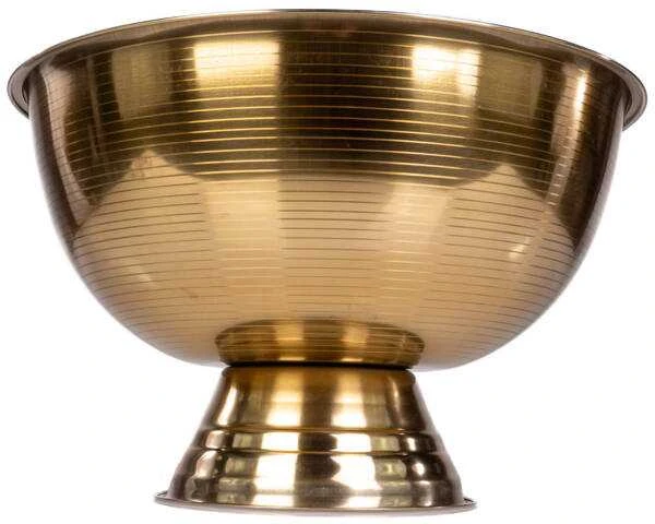 Dekoracja Domu Steel Nerūdijantis plienas bowl, Ø 39,5 cm, auksinis