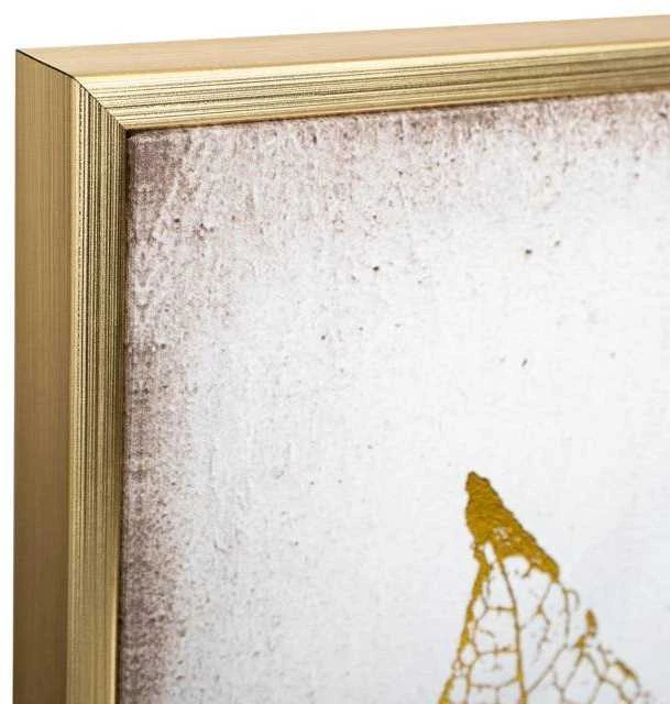 Paveikslas drobė su rėmu Lapai 58x58 cm Atmosphera 166941