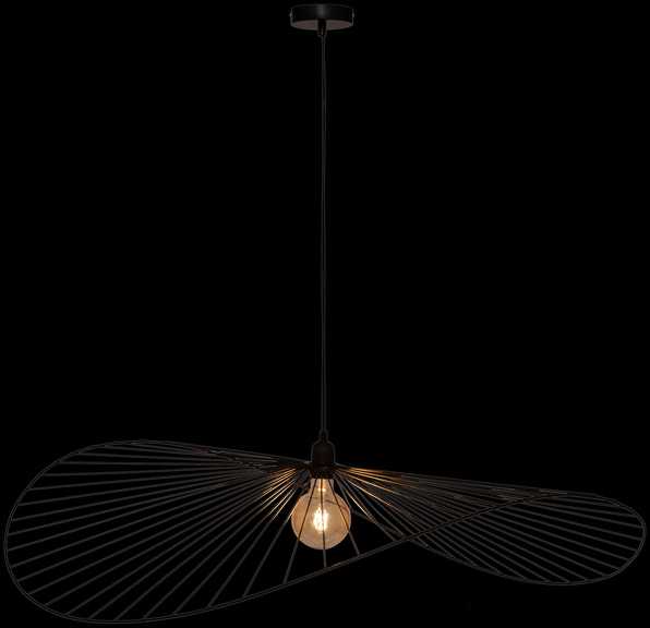 Lamp Kabinama lempa ADELIA, Ø 98 cm juoda