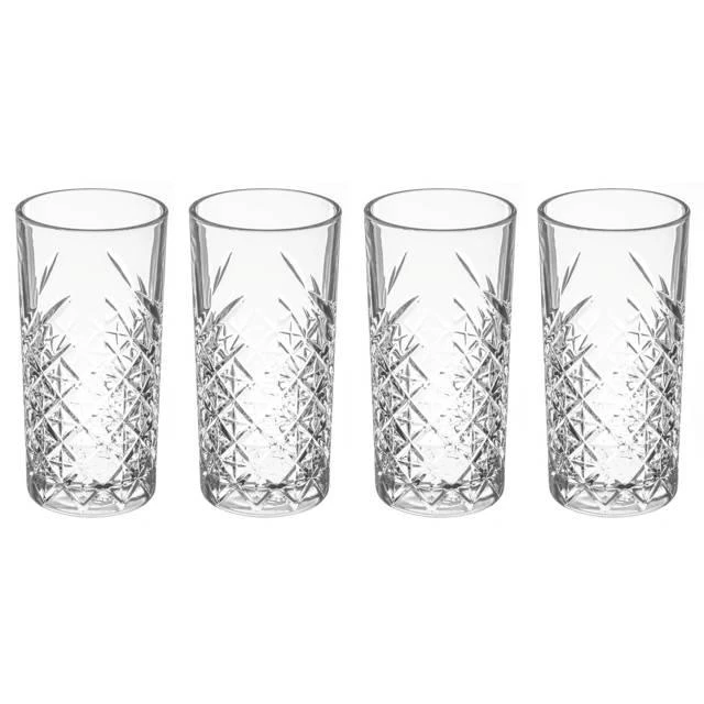 Secret_De_Go PIECES Aukštas stiklas, 4 vnt., 450 ml