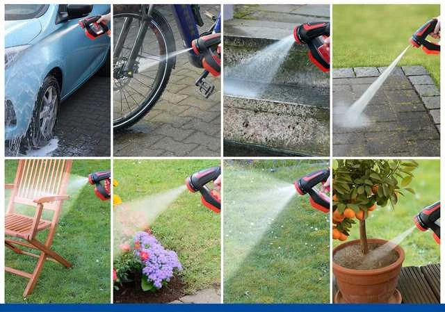 Maximex Hose nozzle, detergent tank, 8 working modes