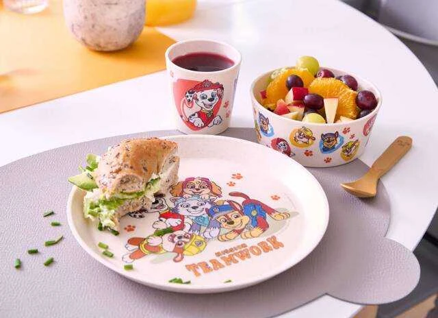 Indų rinkinys vaikams: lėkštė, dubuo, puodelis CONNET Paw Patrol, KOZIOL