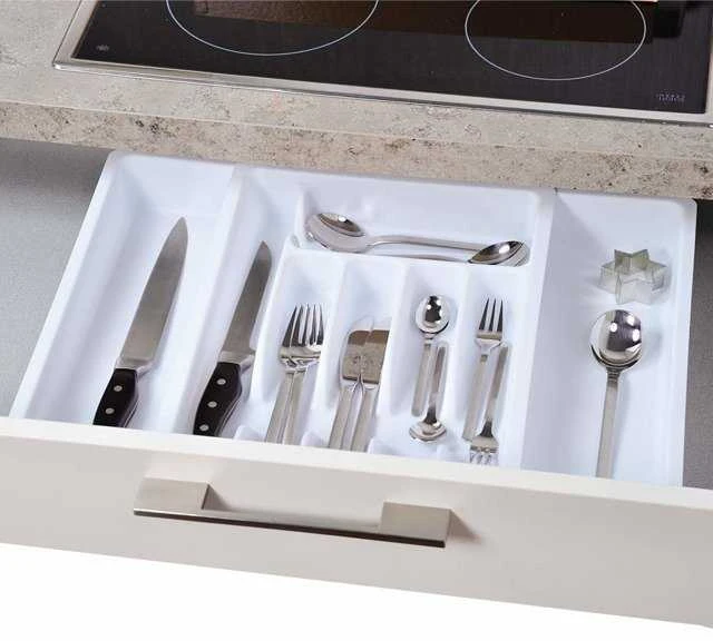 Kesper Įdėklas stalo įrankiams į stalčių stumdomas Kesper 29 - 50 cm pilka