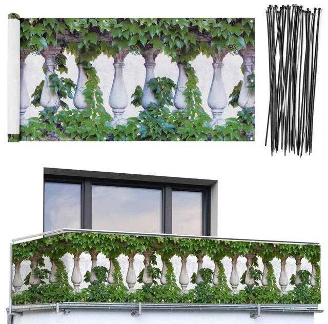 Maximex Ivy tvoros balkono uždangalas, 5 m x 85 cm