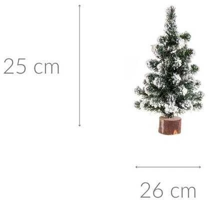 Mfp Paper Kalėdų eglutė su apsnigtomis šakelėmis, 25 cm