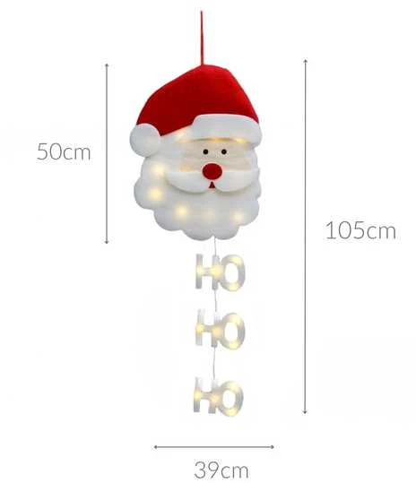 Fééric Lights and Christmas Kalėdų šviesos dekoracija, Kalėdų Senelis su užrašu, 24 LED