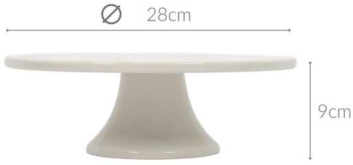 Secret De Gourmet Keramikinės torto stovas NORA, Ø 28 cm