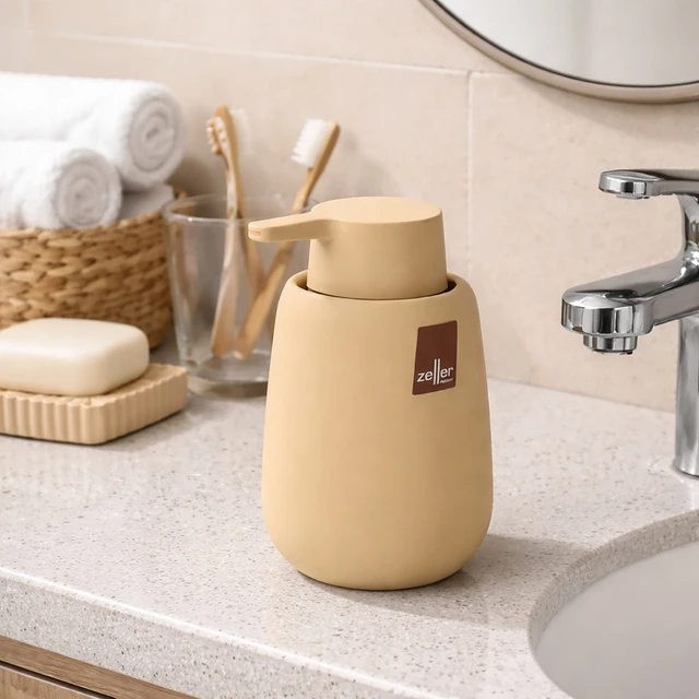 Zeller Keraminis muilo dozatorius BRASS TONE, 360 ml