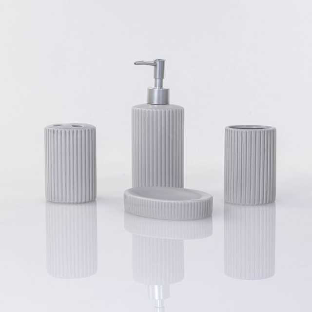 Bathroom Solutions Keraminių vonios reikmenų rinkinys, 4 vnt