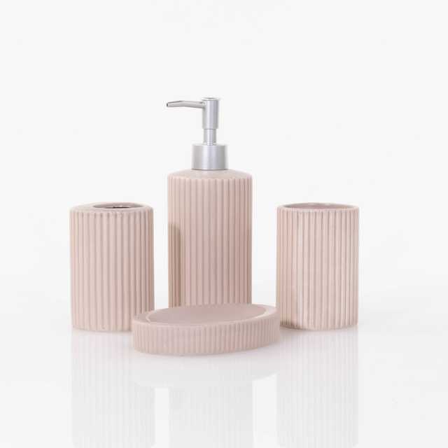 Bathroom Solutions Keraminių vonios reikmenų rinkinys, 4 vnt