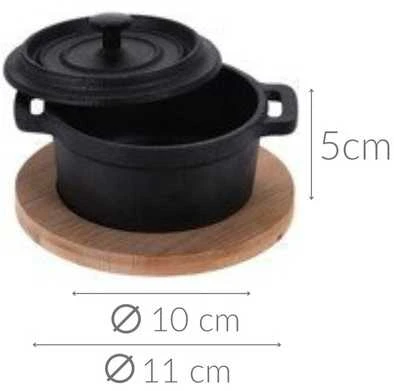 Excellent Houseware Patiekimo puodas ketus 11 cm, 240 ml 2 vnt.