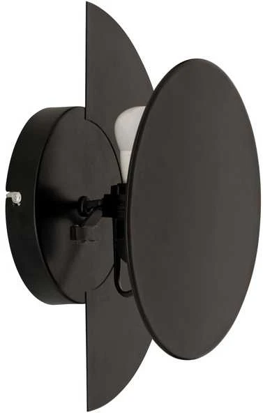 Atmosphera Lamp Juodas palėpės sieninis šviestuvas MYSTI, aukštis 30,5 cm