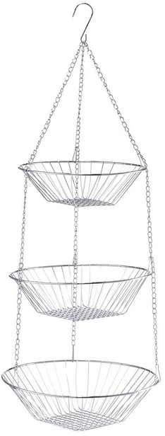 Kitchen baskets for fruit, 3 levels, ZELLER