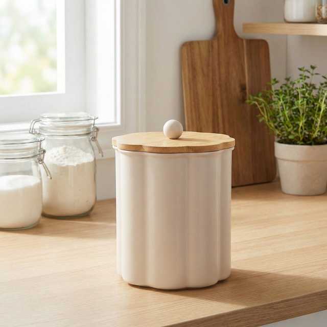 Bamboo Virtuvinis indas ZELLER, bambukinis dangtelis, 1 l