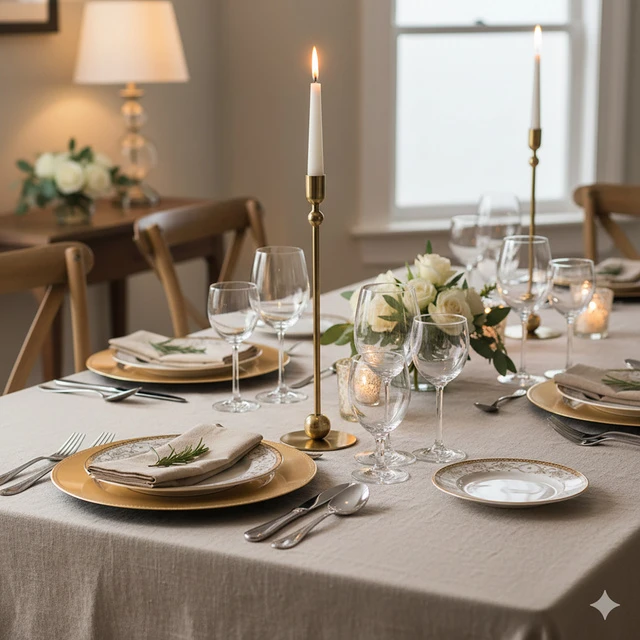 Home Styling Collection Klasikinis žvakidės vienai žvakei, 33 cm