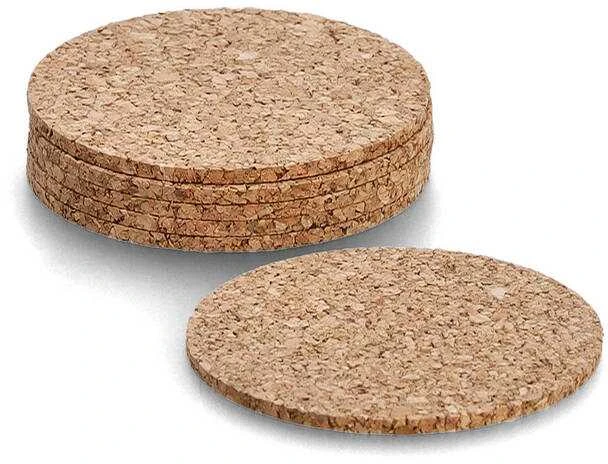 Zeller rinkinys iš 6 kamštinių padėkliukų, 9,5 cm