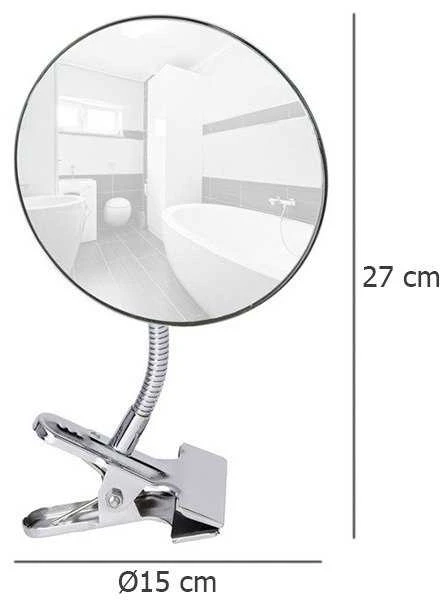 Kosmetinis veidrodis, 5 kartus didinamas su laikikliu, WENKO