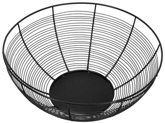 5five Simply Smart 55 Juodas METAL krepšelis 32 cm Lėkštė vaisiams ir daržovėms