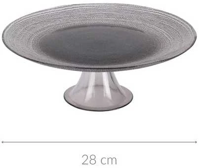 KOOPMAN LAKRIS stiklinis torto stovas, Ø 28 cm
