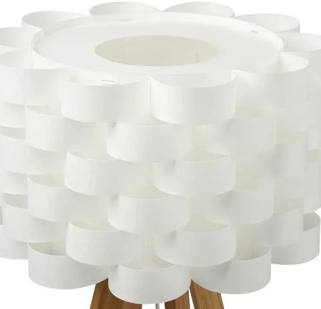 Atmosphera Lamp Bambuko toršeras - baltas, aukštis 150 cm