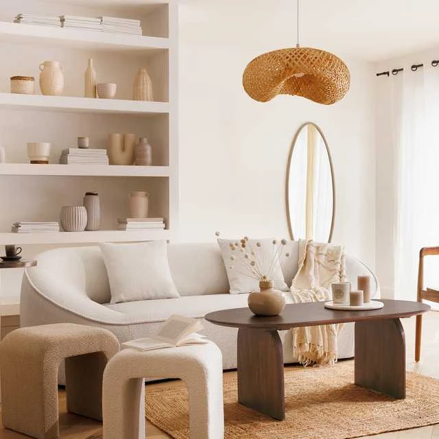 Atmosphera Lamp BOHO lempa virš stalo BEDDY, bambukas, 51 cm