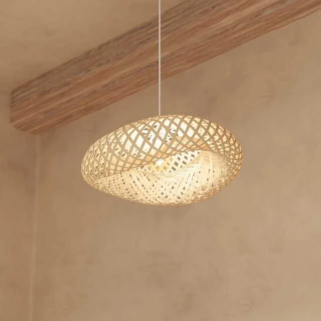 Atmosphera Lamp BOHO lempa virš stalo BEDDY, bambukas, 51 cm