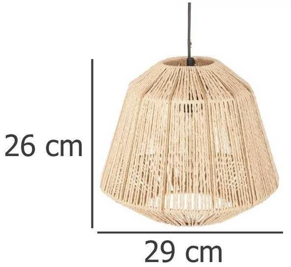 Pakabinamas šviestuvas Atmosphera Lamp Etninis lubinis šviestuvas, patrauklus pakabinamas apšvietimas su difuzoriumi E27