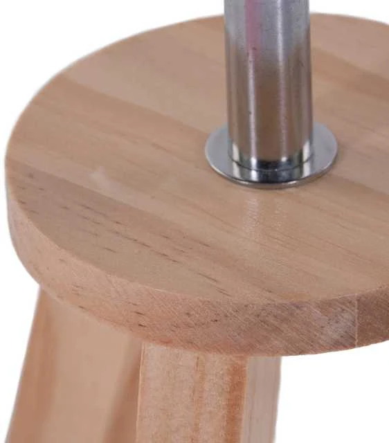 Atmosphera Lamp Naktinis šviestuvas vaikų kambariui arba miegamajam 31 cm rožinės spalvos medžio ir audinio