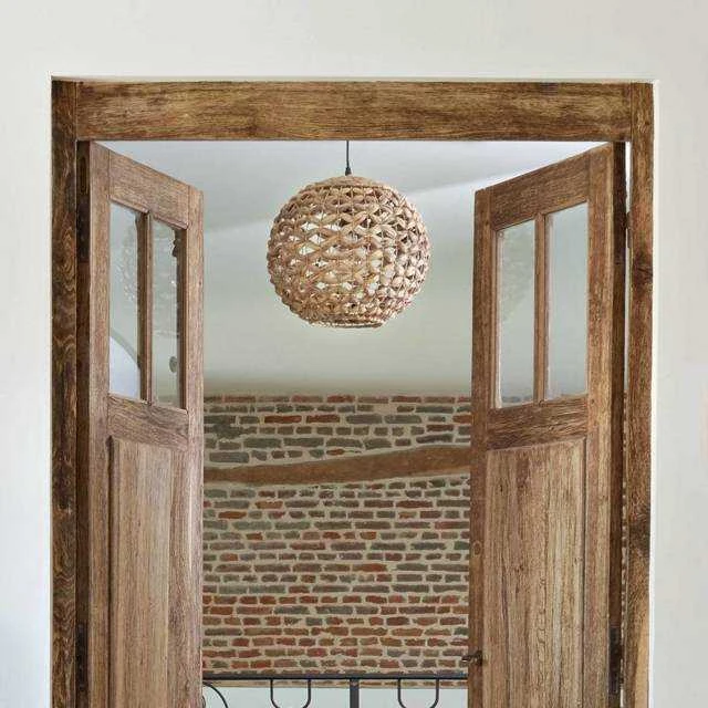 Atmosphera Lamp SAND pakabinamas šviestuvas su hiacinto gaubtu, Ø 38 cm