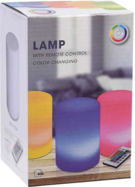 Outdoor Lights Lamp Spalvas keičiantis šviestuvas, LED, Ø 10 x 15 cm, su nuotolinio valdymo pulteliu