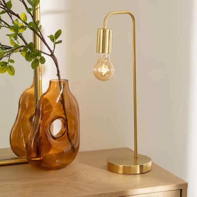 Atmosphera Lamp Stalinis šviestuvas KELI, metalinis, aukso spalvos, 46 cm