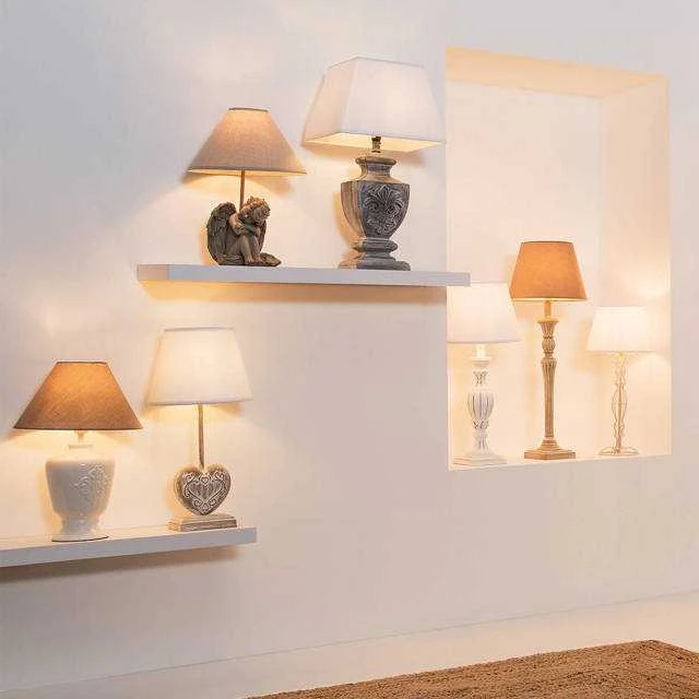 Atmosphera Lamp Stalinis šviestuvas PATINE BLANC su gaubtu, 55 cm