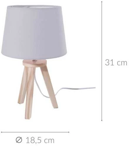 Atmosphera Lamp Stalinis šviestuvas su gaubtu, dekoratyvinis, pilkos spalvos