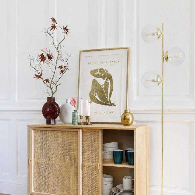 Atmosphera Lamp Toršeras auksiniai rutuliai COL, aukštis 162 cm