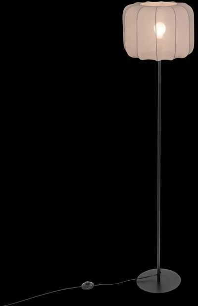 Atmosphera Lamp Pastatomas šviestuvas svetainei TOBIE su medvilniniu gaubtu, Ø 37 x 150 cm